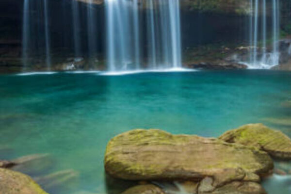 Krang Suri waterfalls, Jaintia Hills, Meghalaya, India